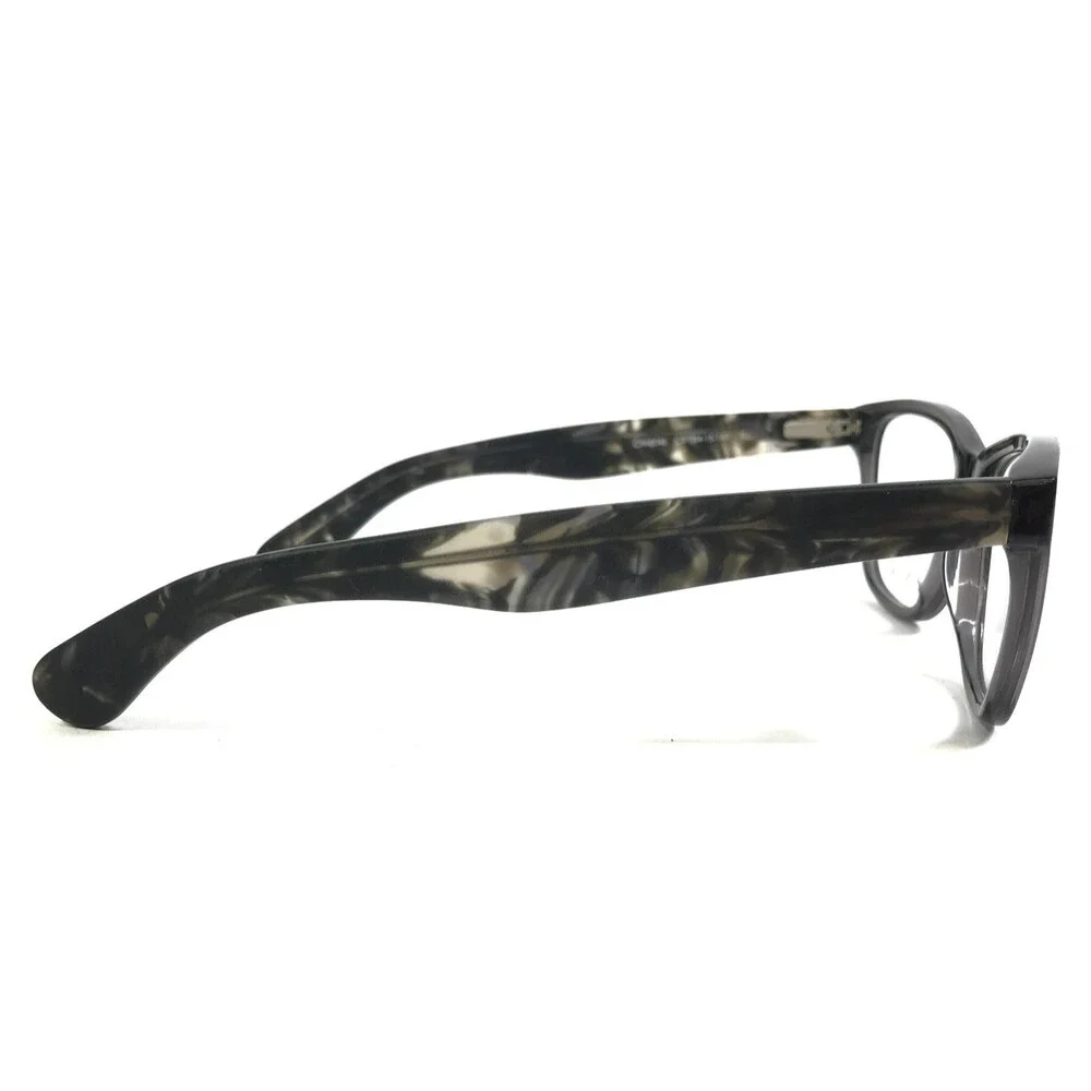 Cinzia Eyeglasses Frames CIN-5046 C3 Shiny Dark Brown Cat Eye Full Rim 54-15-140